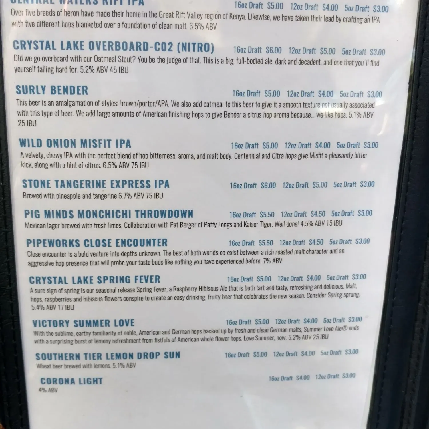 Menu 3