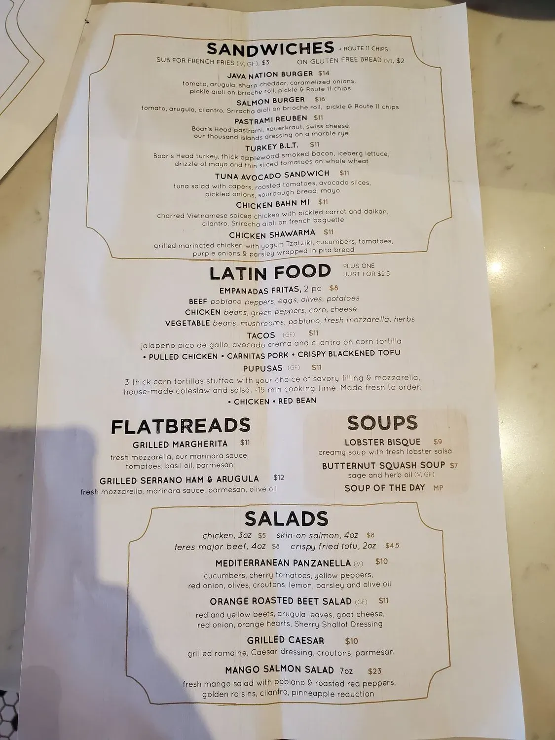 Menu 3