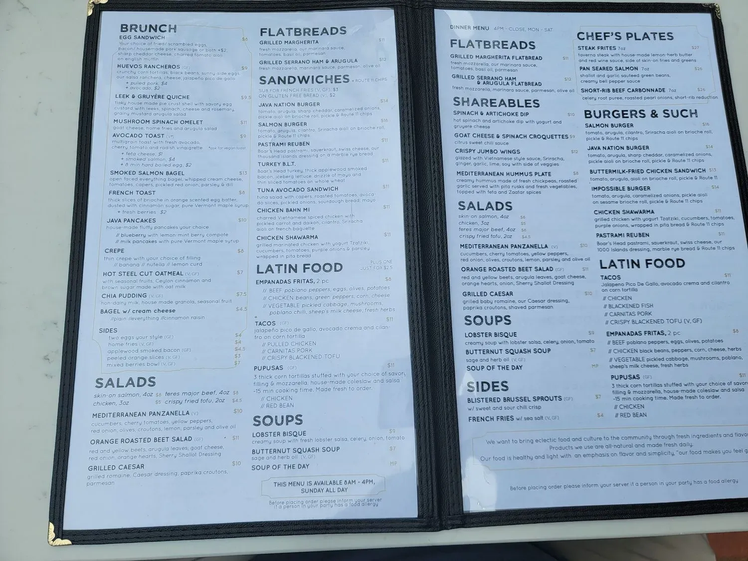 Menu 4