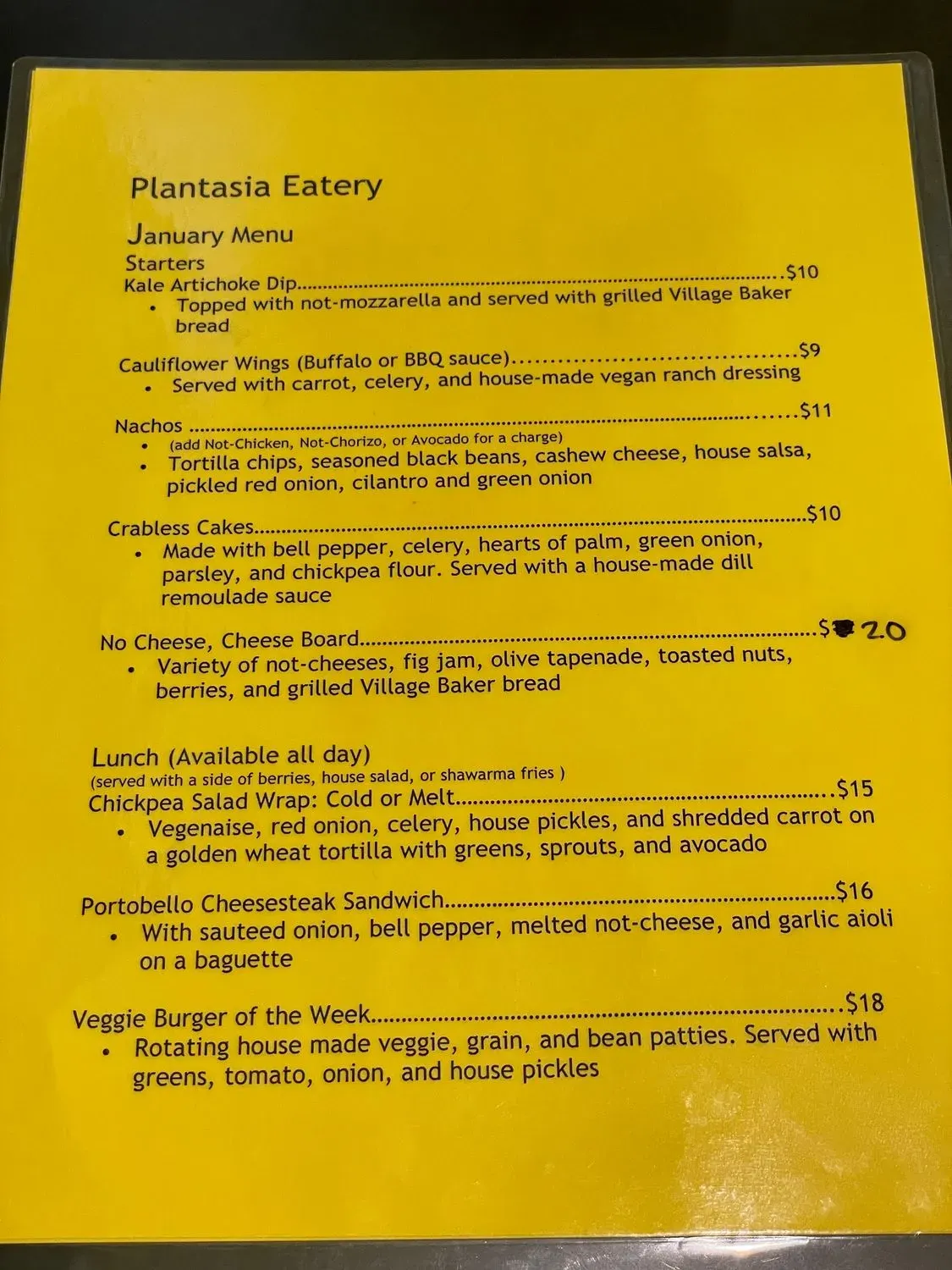 Menu 2