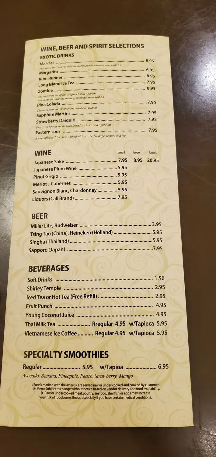 Menu 5