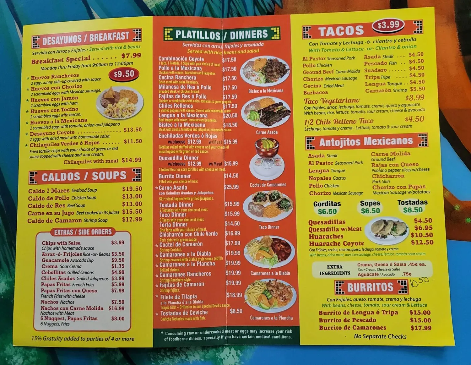 Menu 3