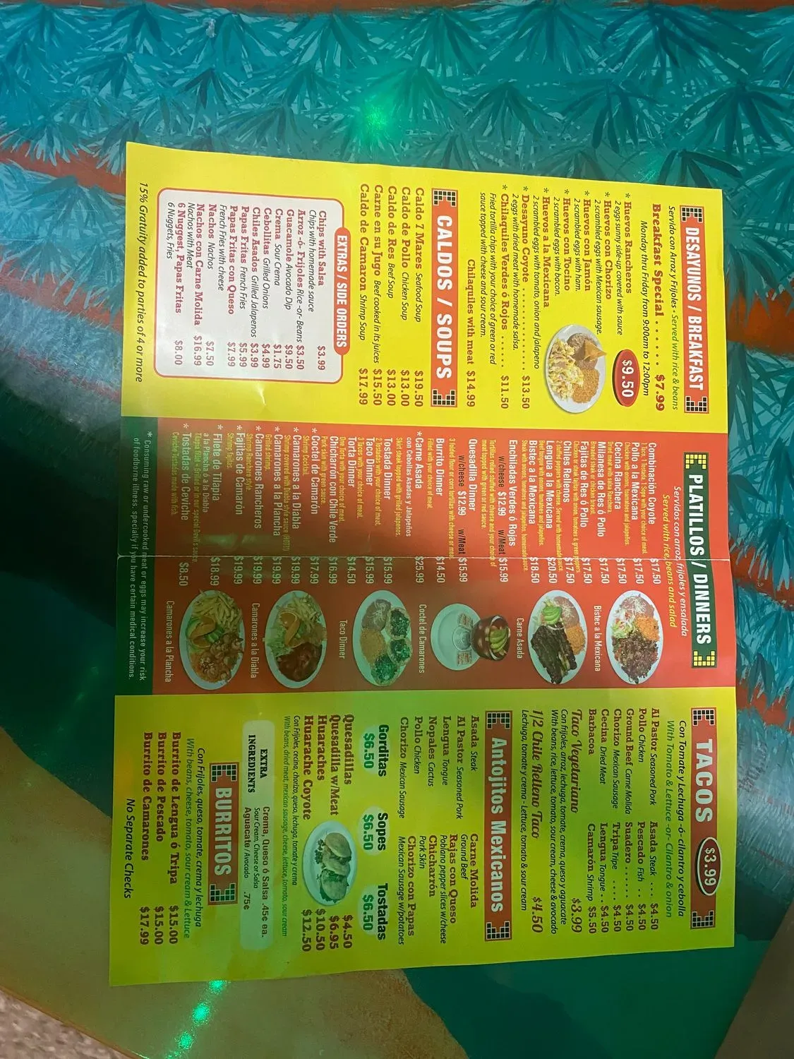 Menu 2