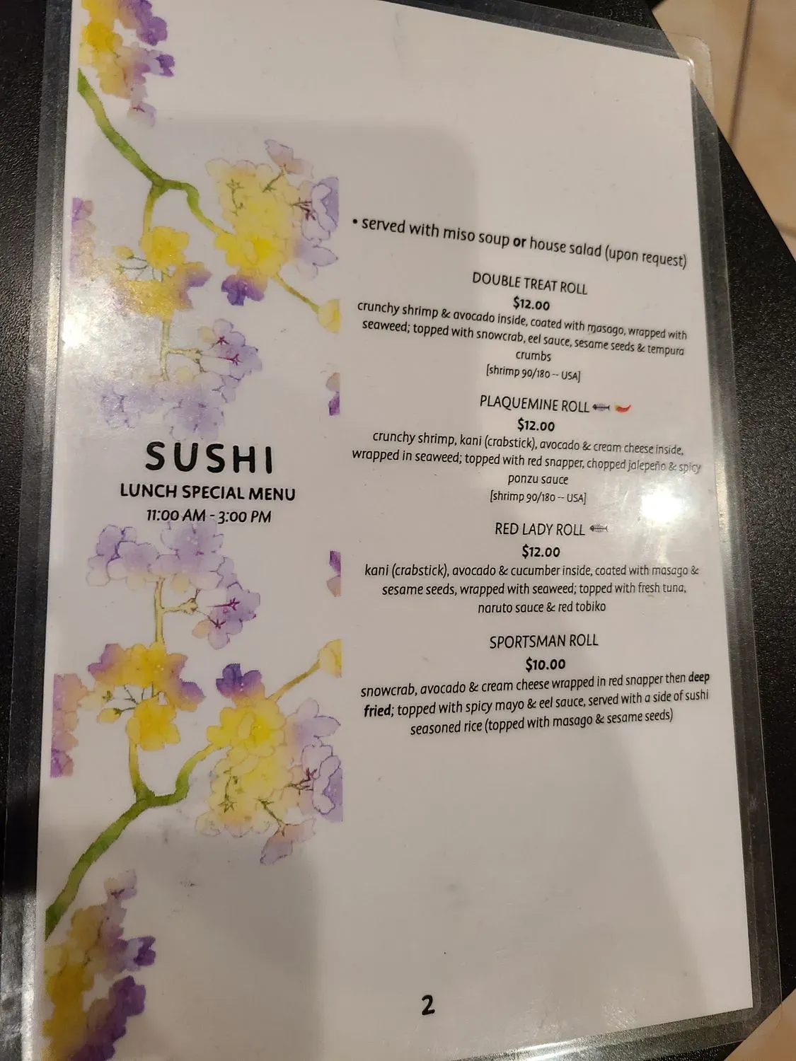 Menu 5