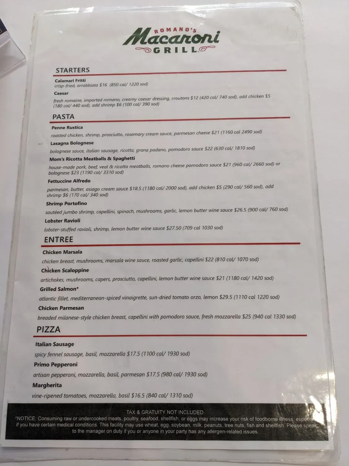 Menu 5