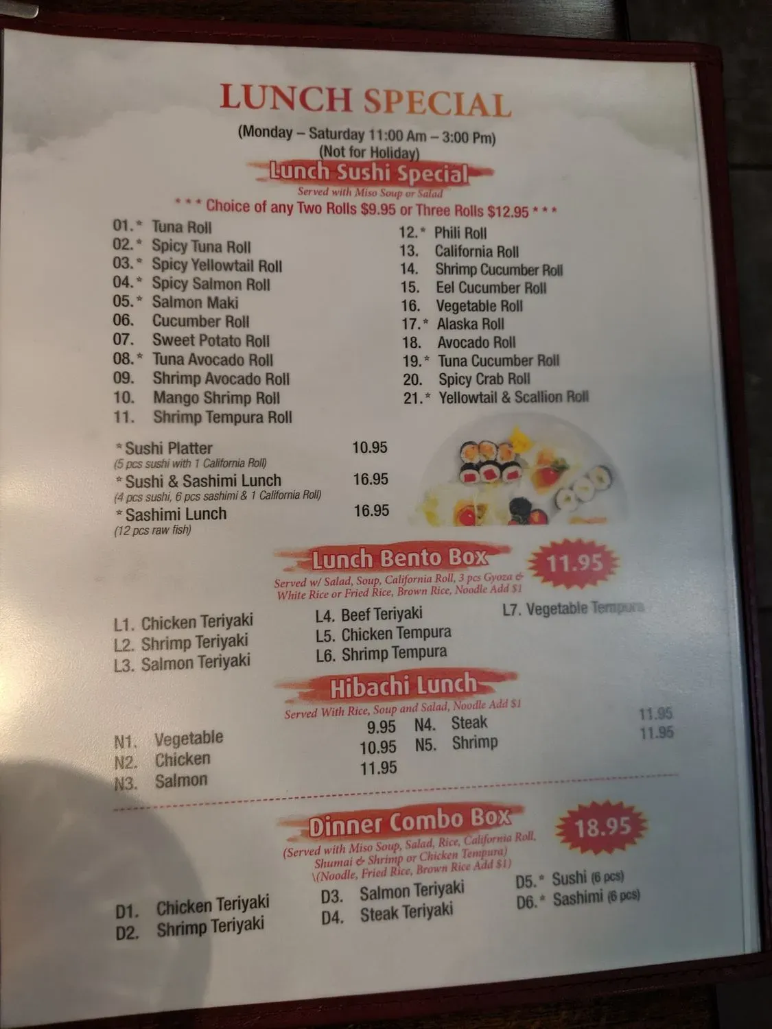 Menu 6