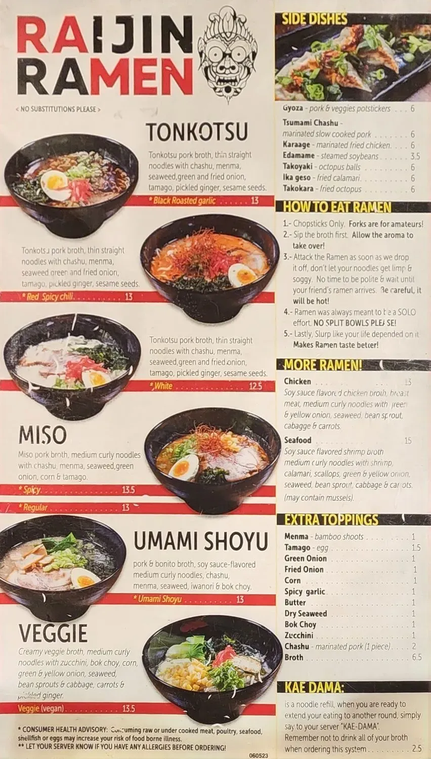 Menu 5