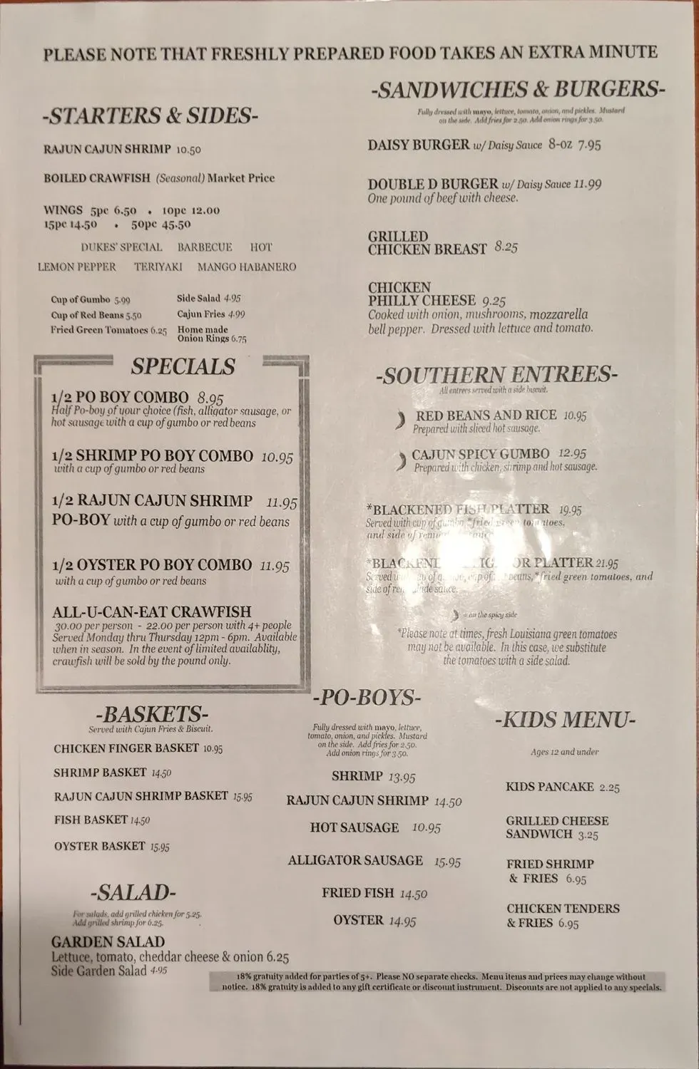 Menu 3