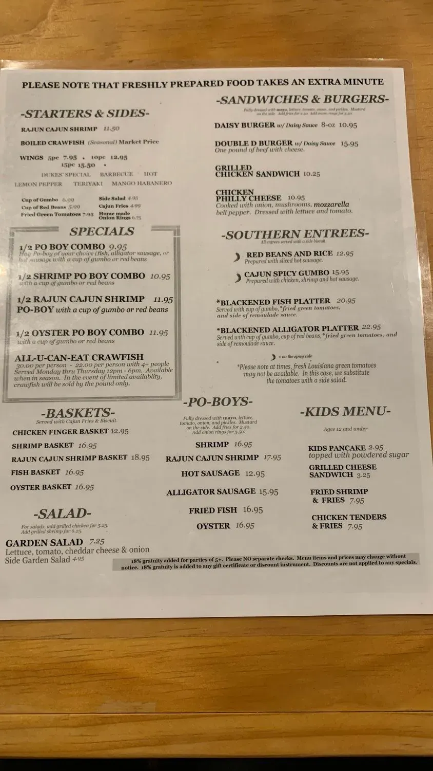 Menu 4