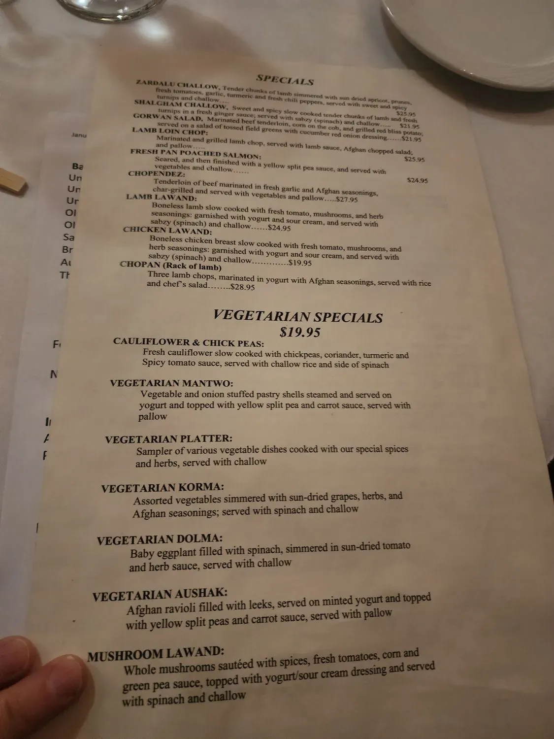 Menu 6