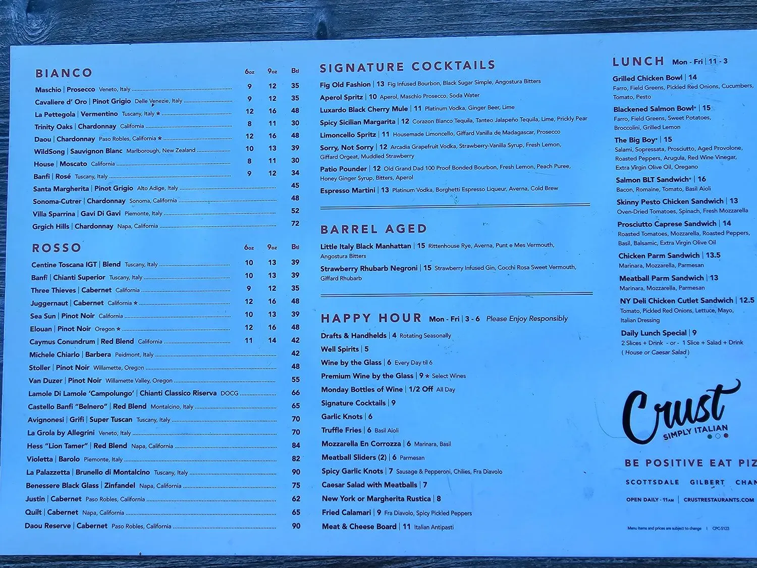 Menu 6