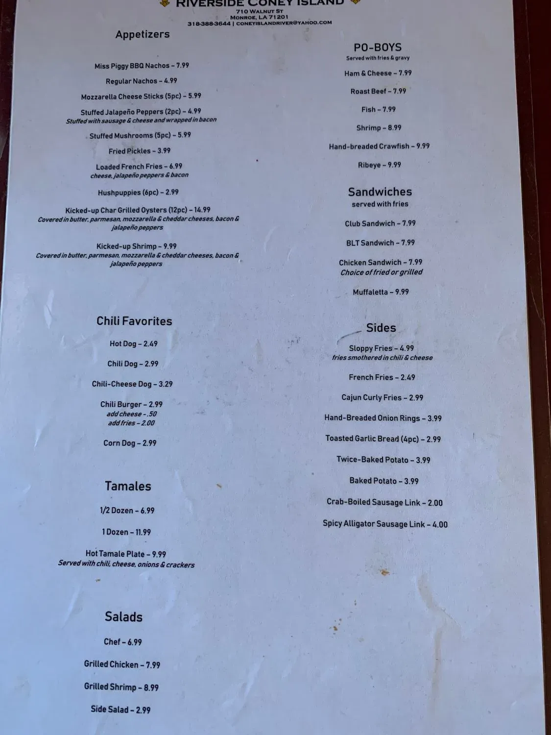 Menu 2