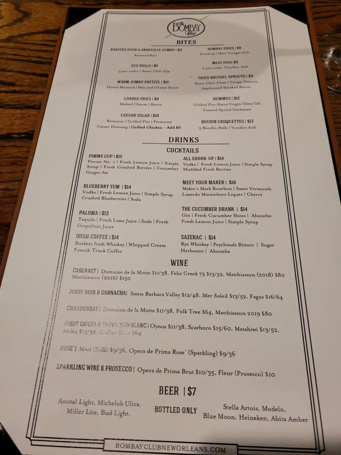 Menu 4