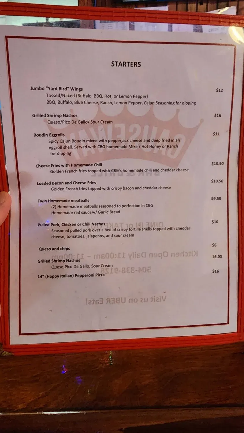 Menu 3