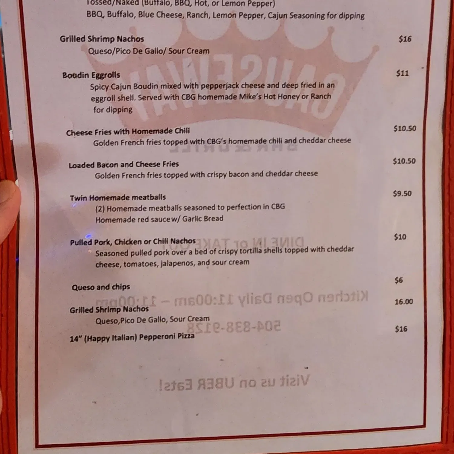 Menu 3