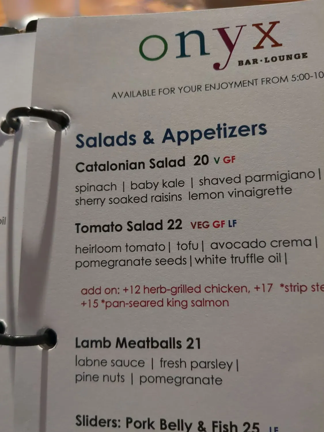 Menu 4