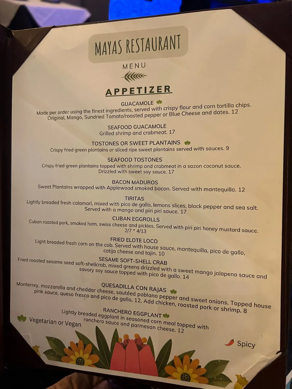 Menu 5