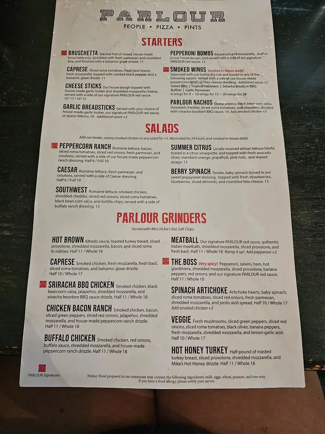 Menu 3