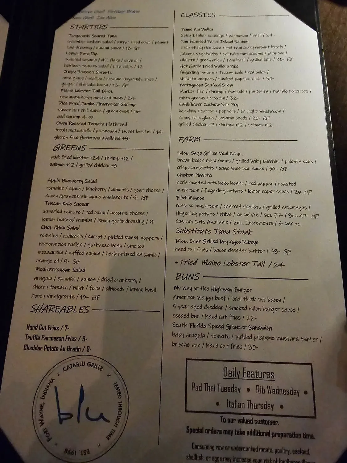 Menu 4