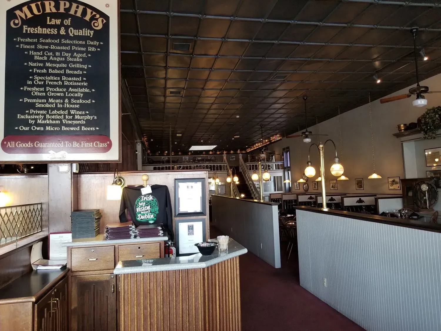 Murphy's Restaurant Menu - Updated November 2025