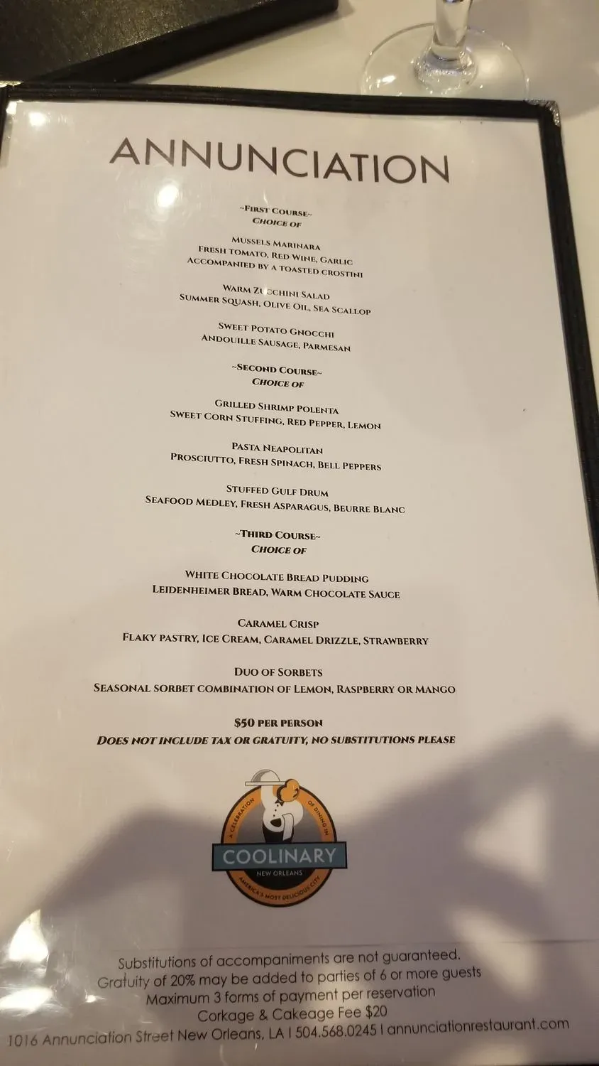 Menu 6