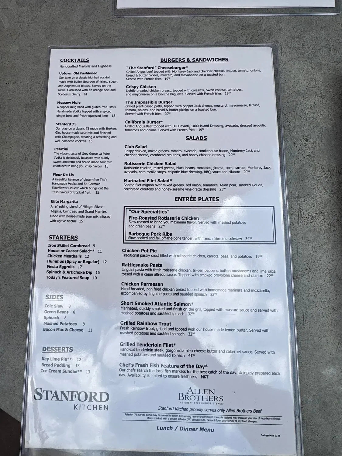 Menu 2