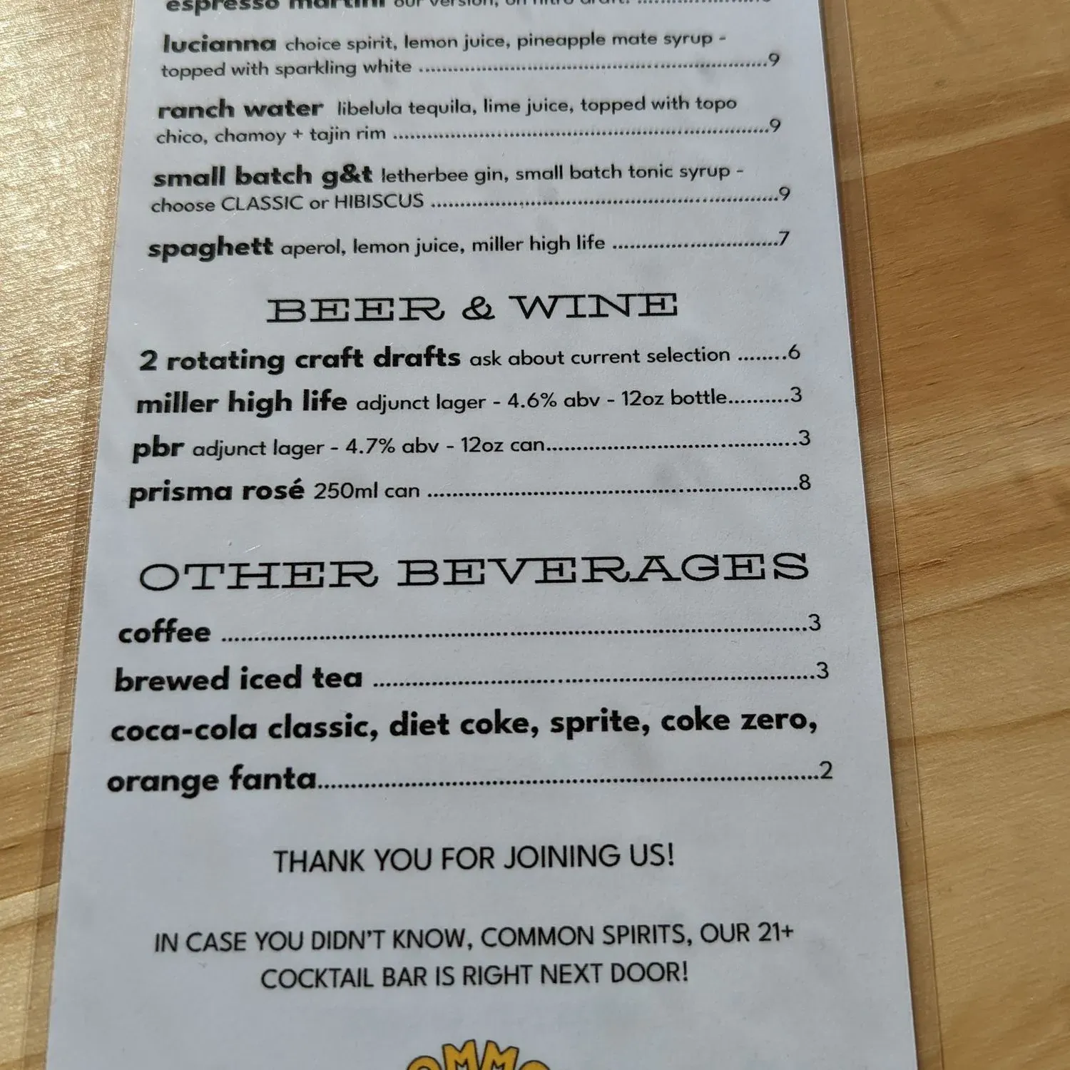 Menu 3