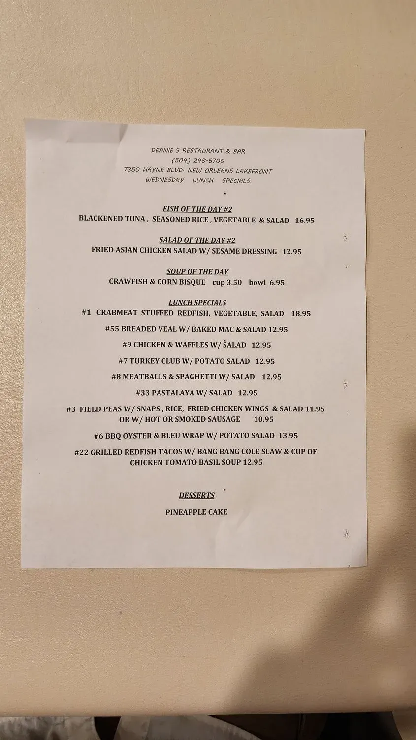 Menu 3