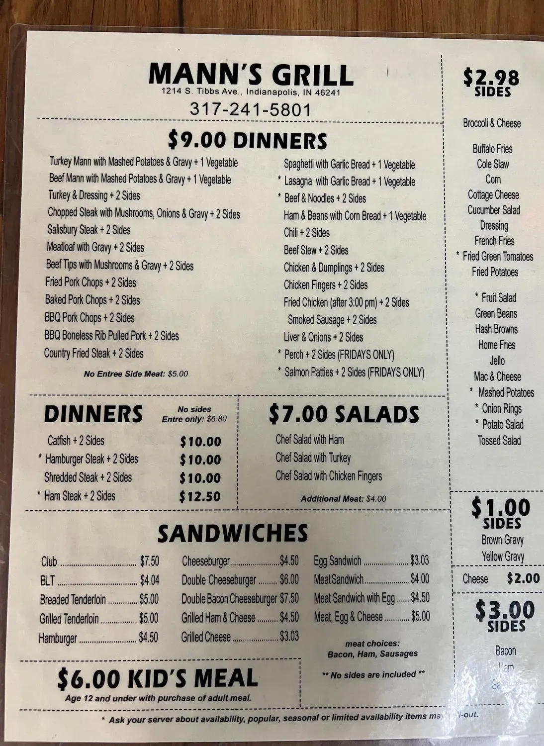 Menu 4