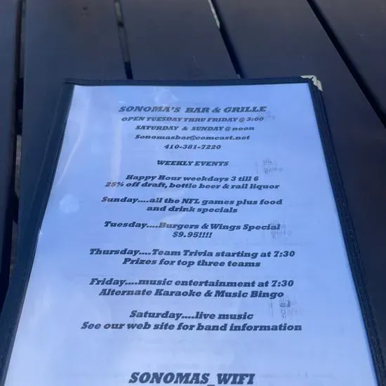 Menu 2