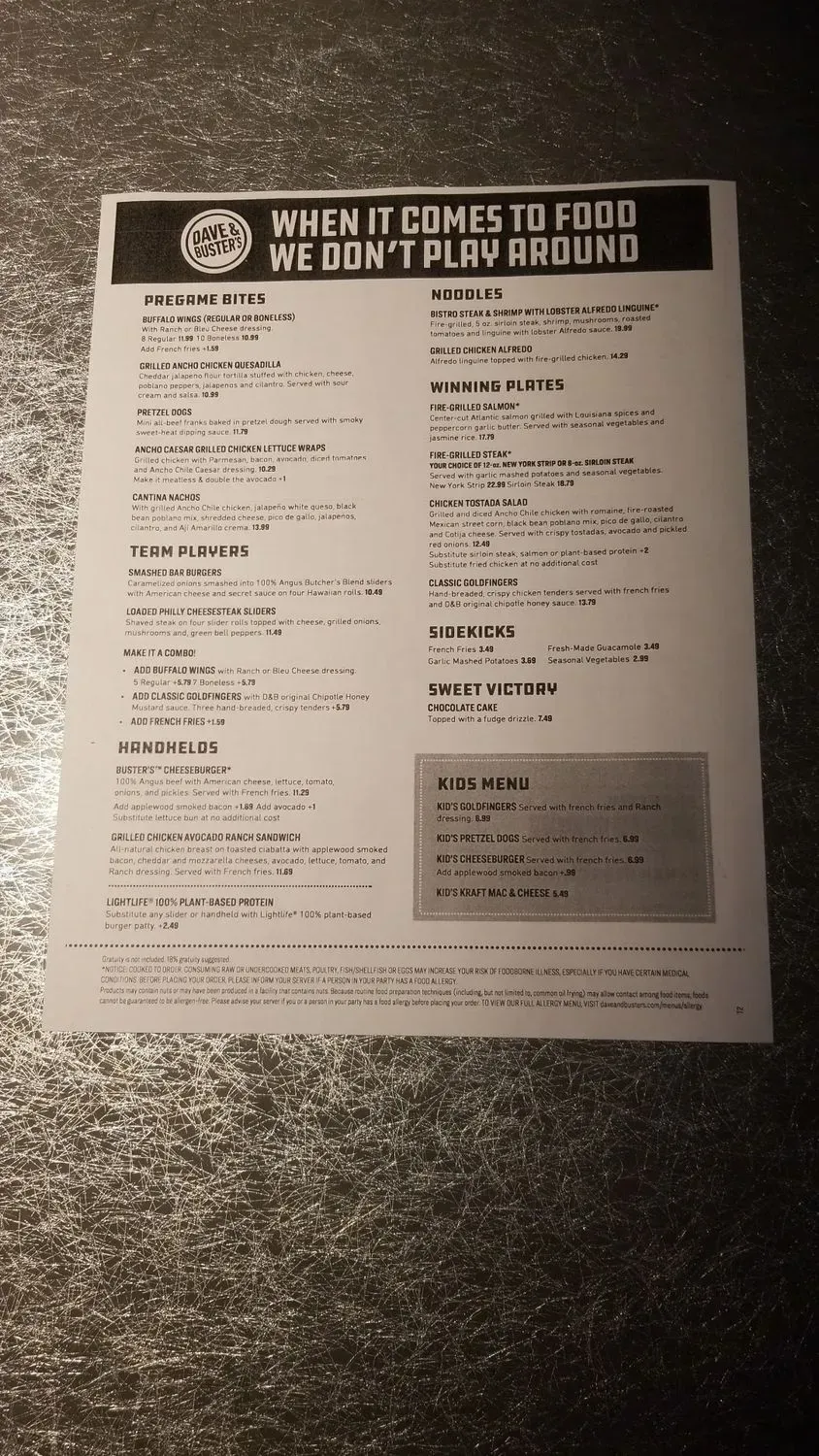 Menu 4