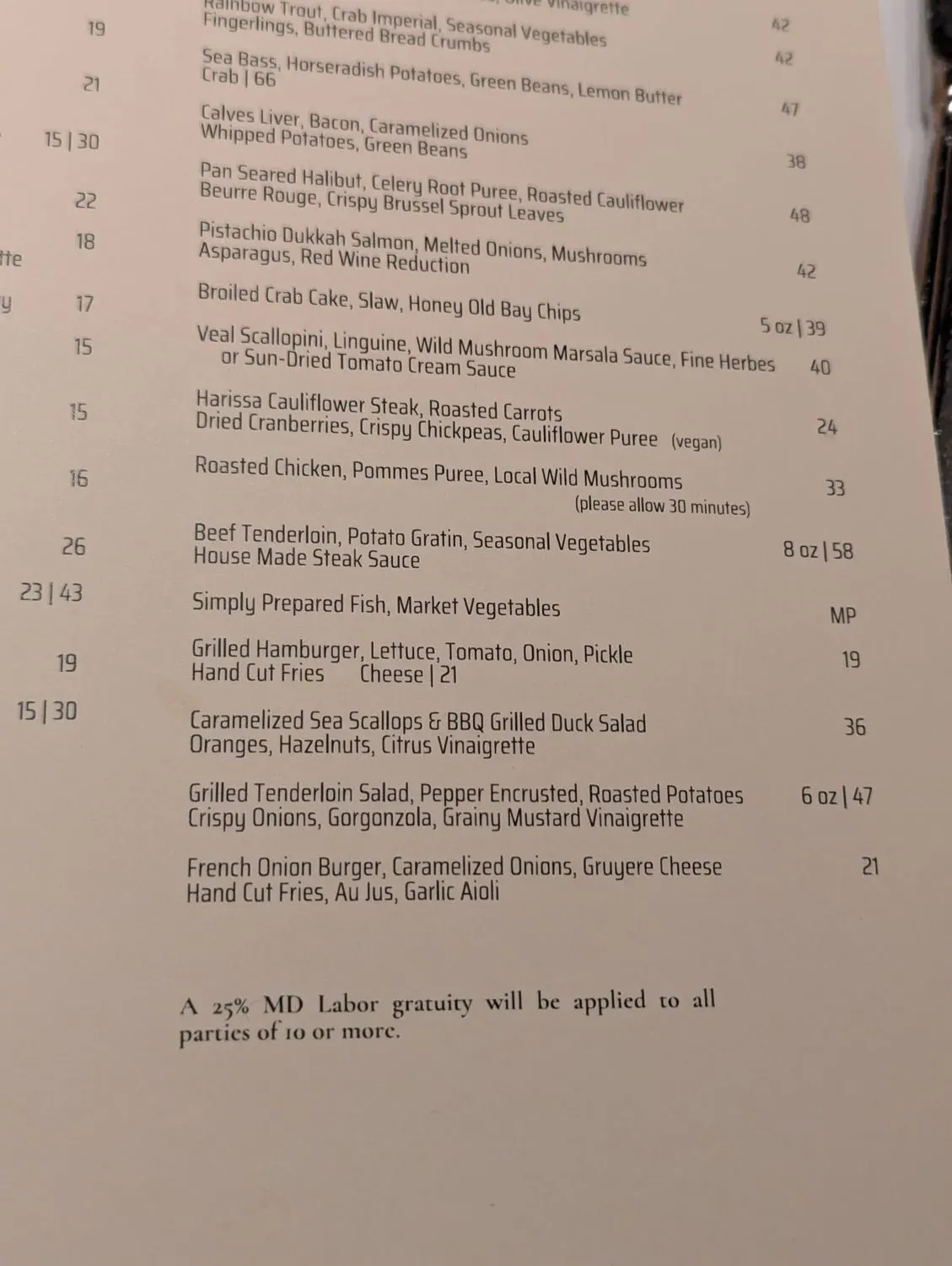 Menu 5