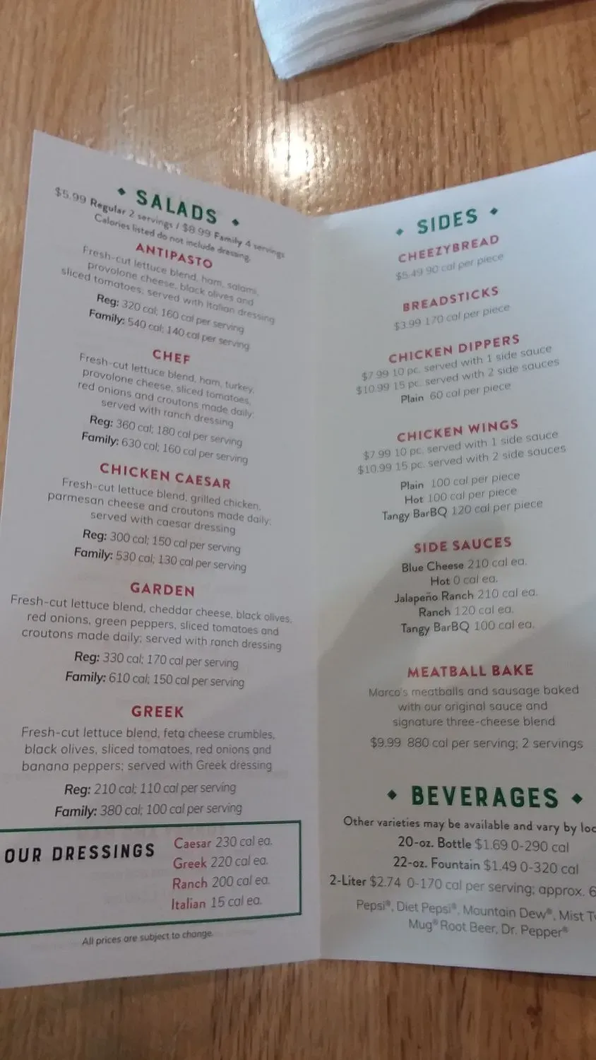 Menu 4