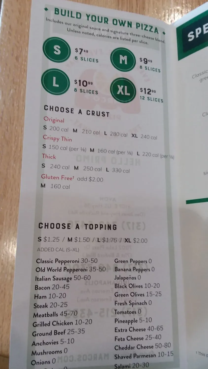 Menu 6