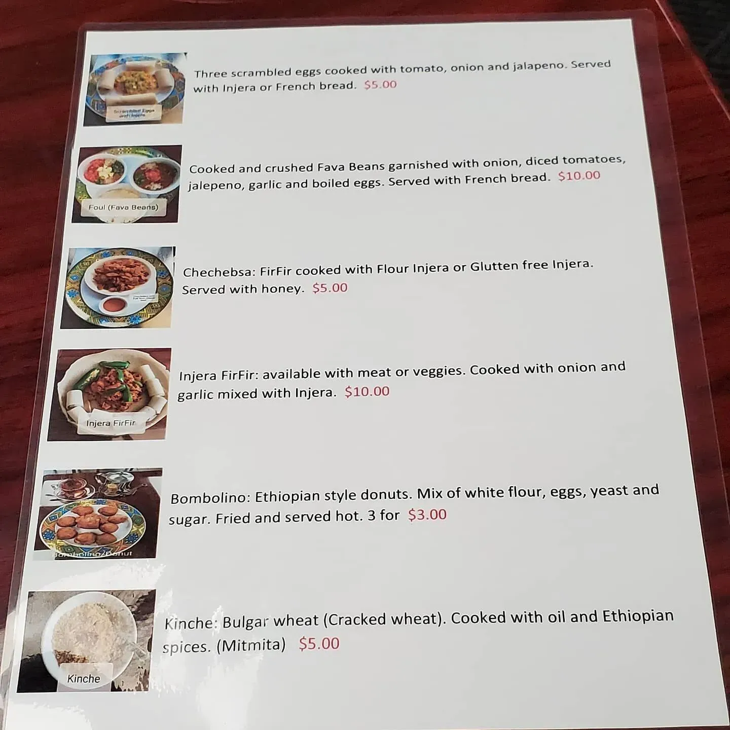 Menu 3