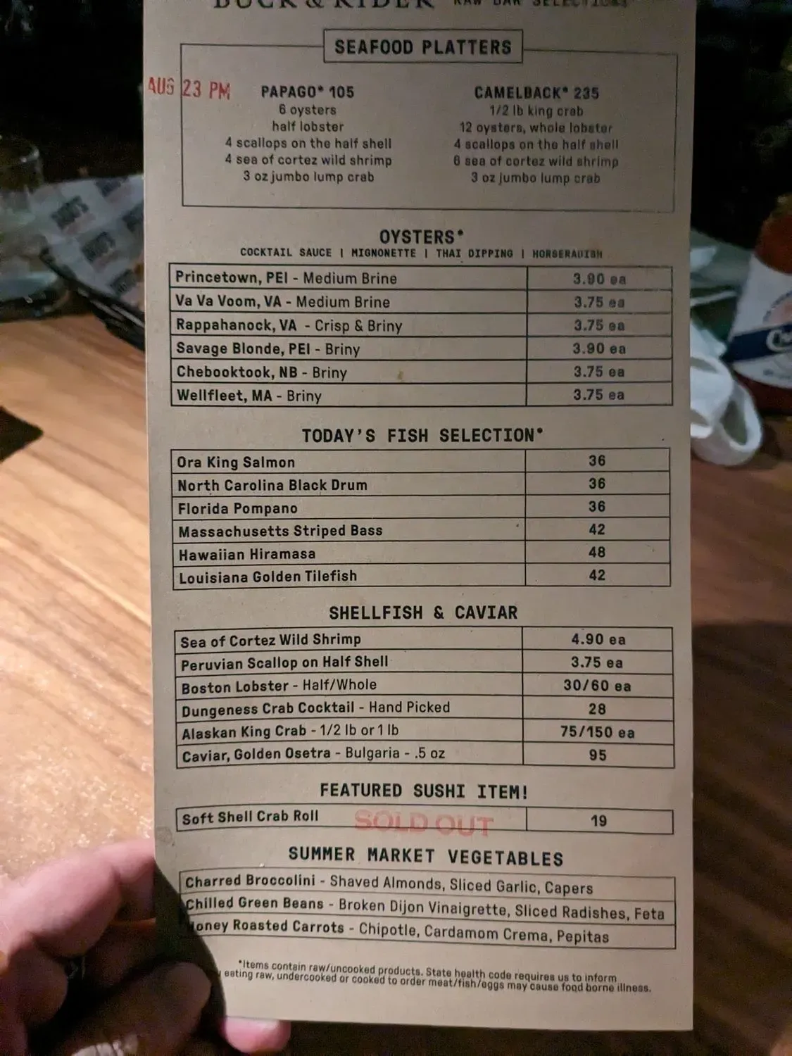 Menu 5