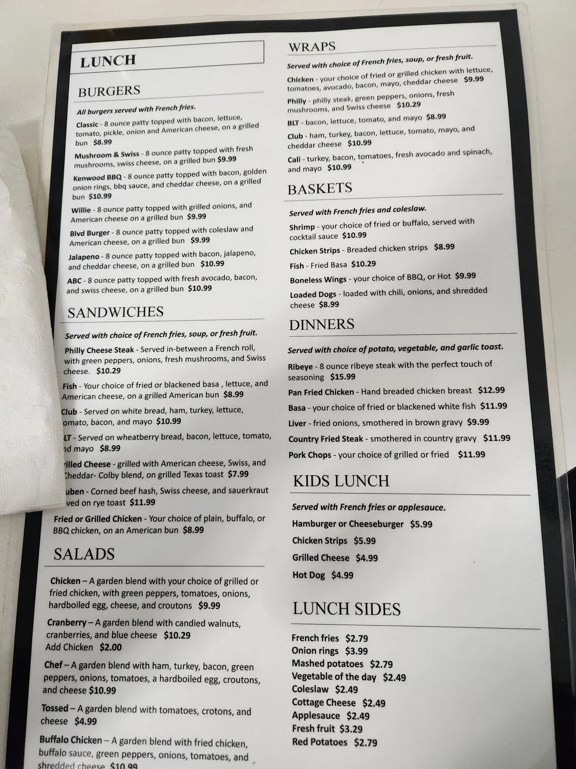 Menu 4