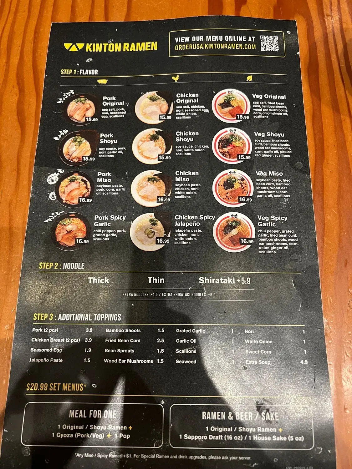 Menu 6