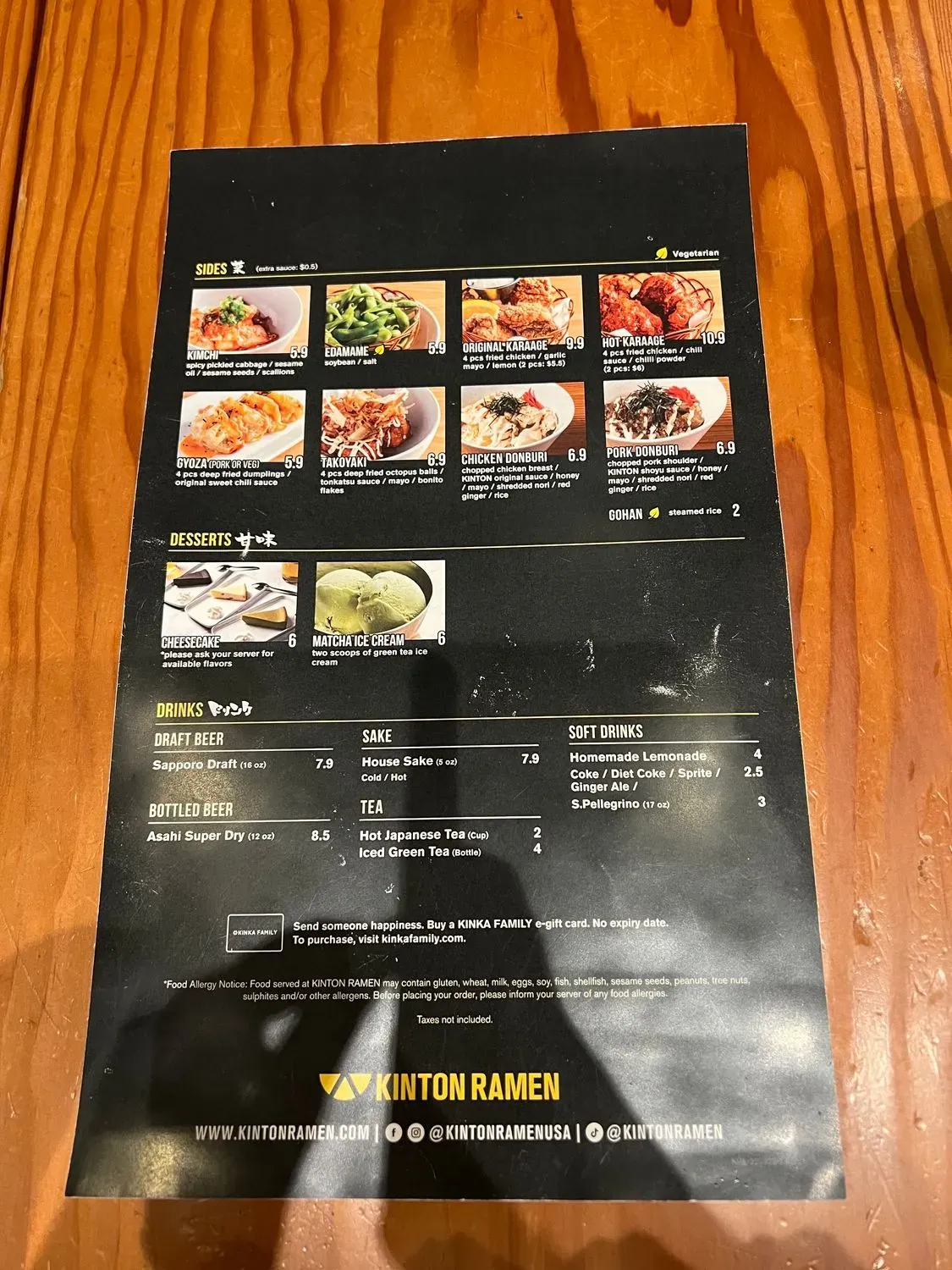 Menu 4