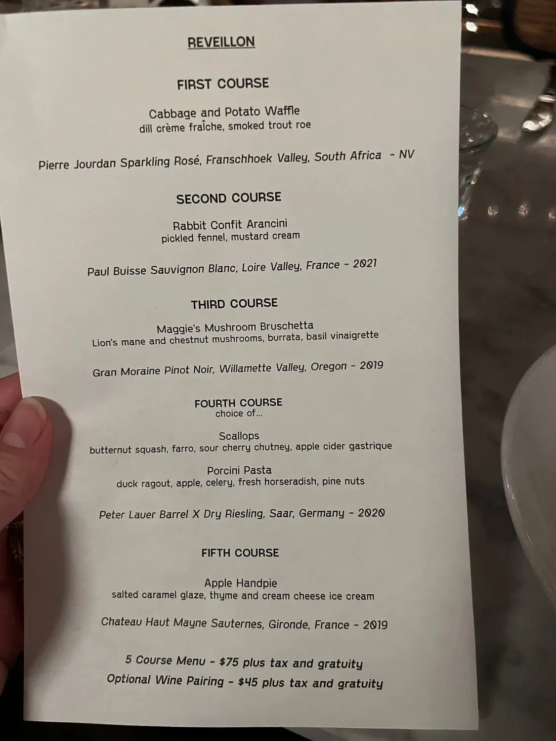 Menu 6