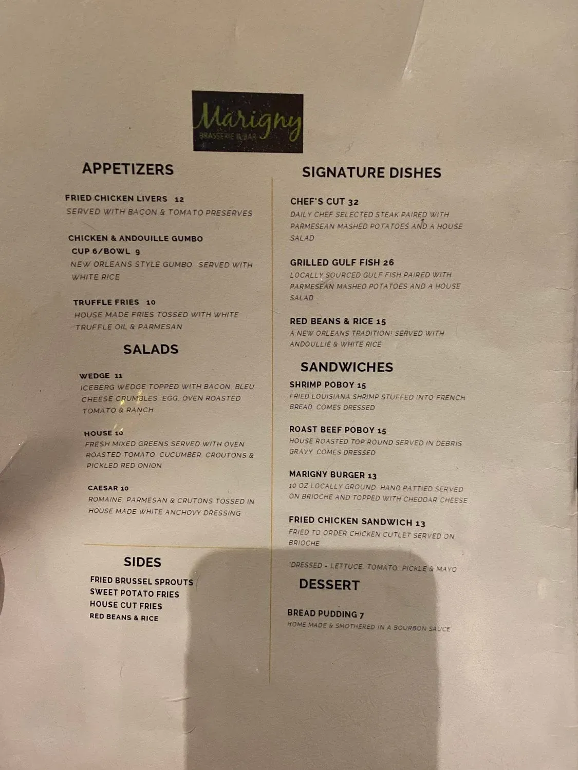 Menu 4