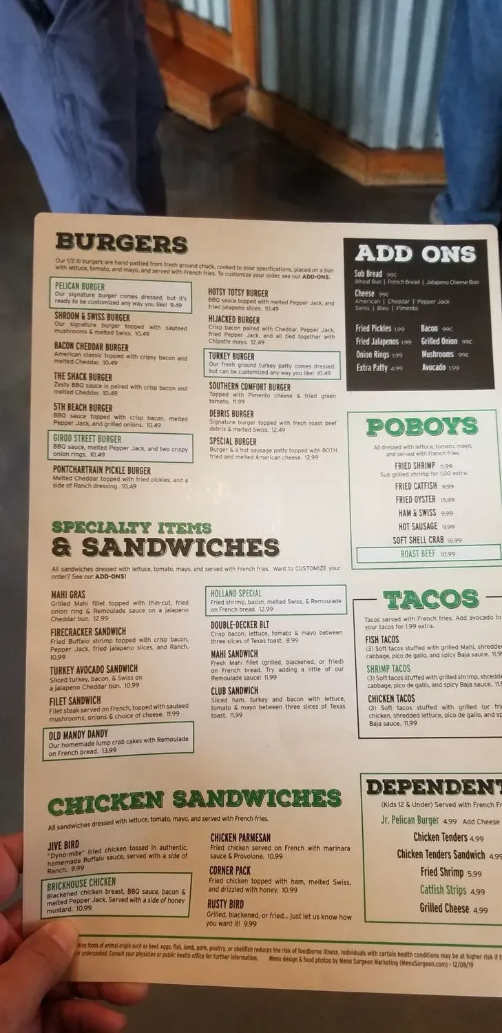 Menu 5