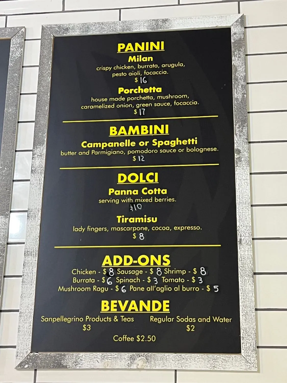 Menu 2