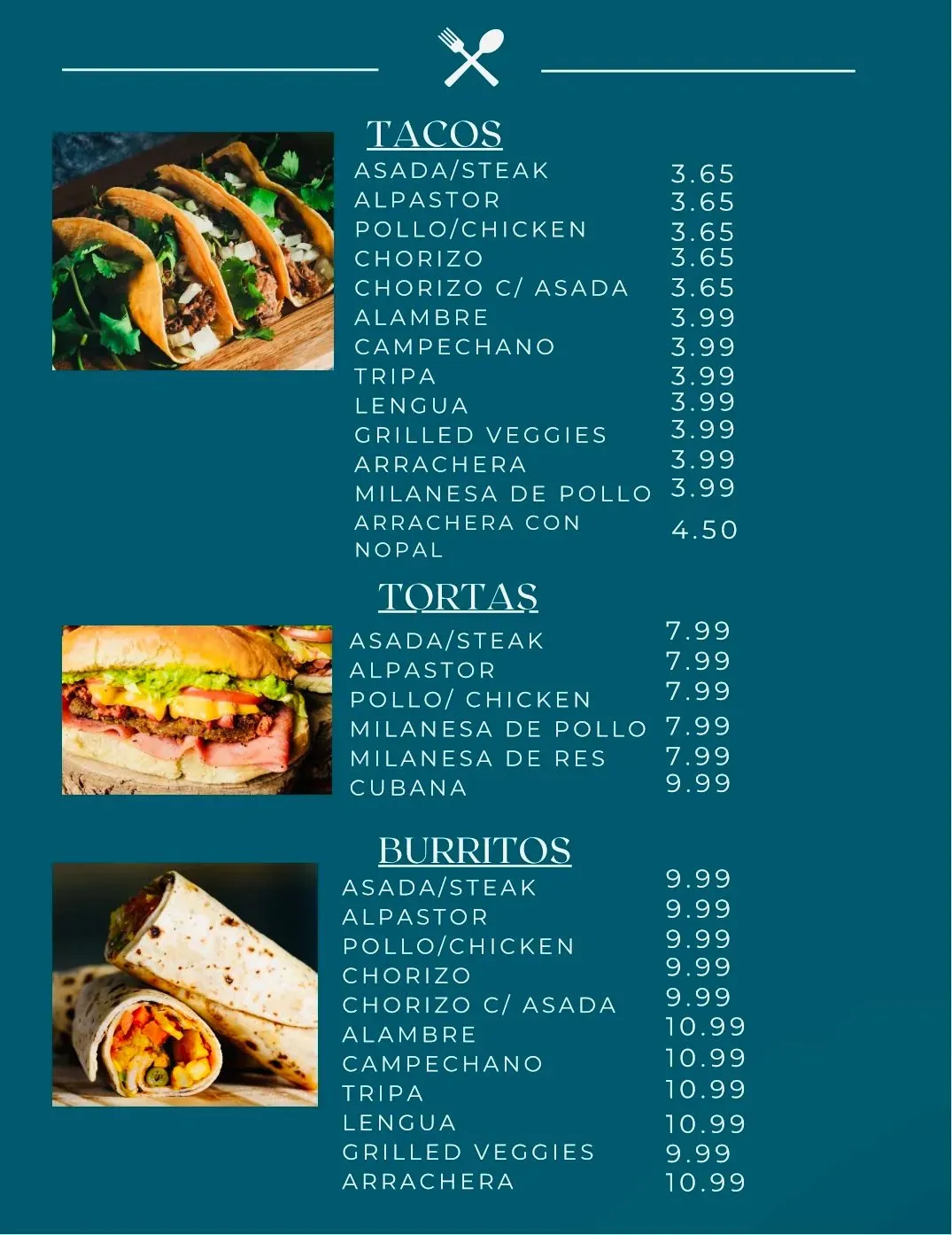 Menu 3