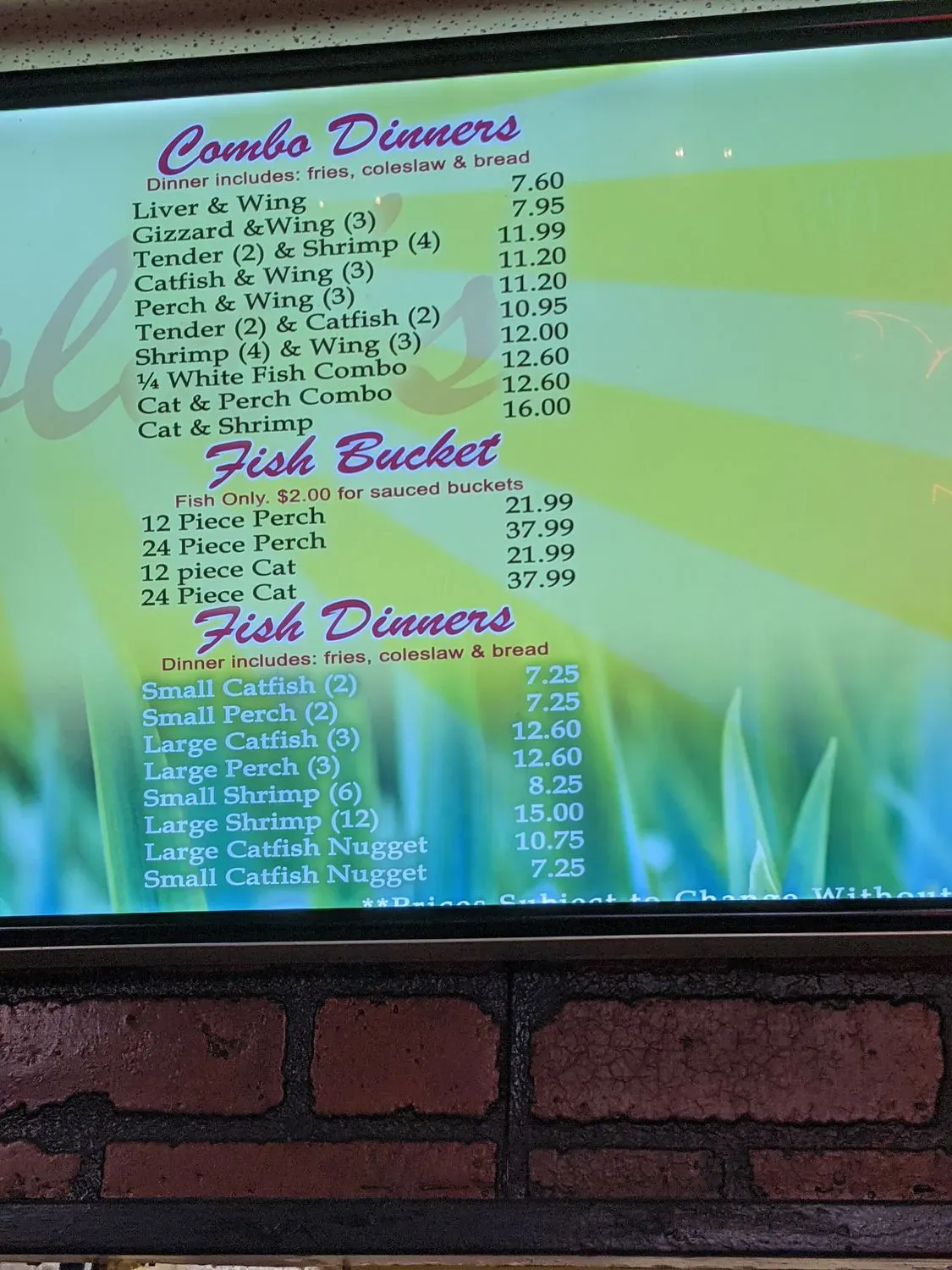 Menu 2