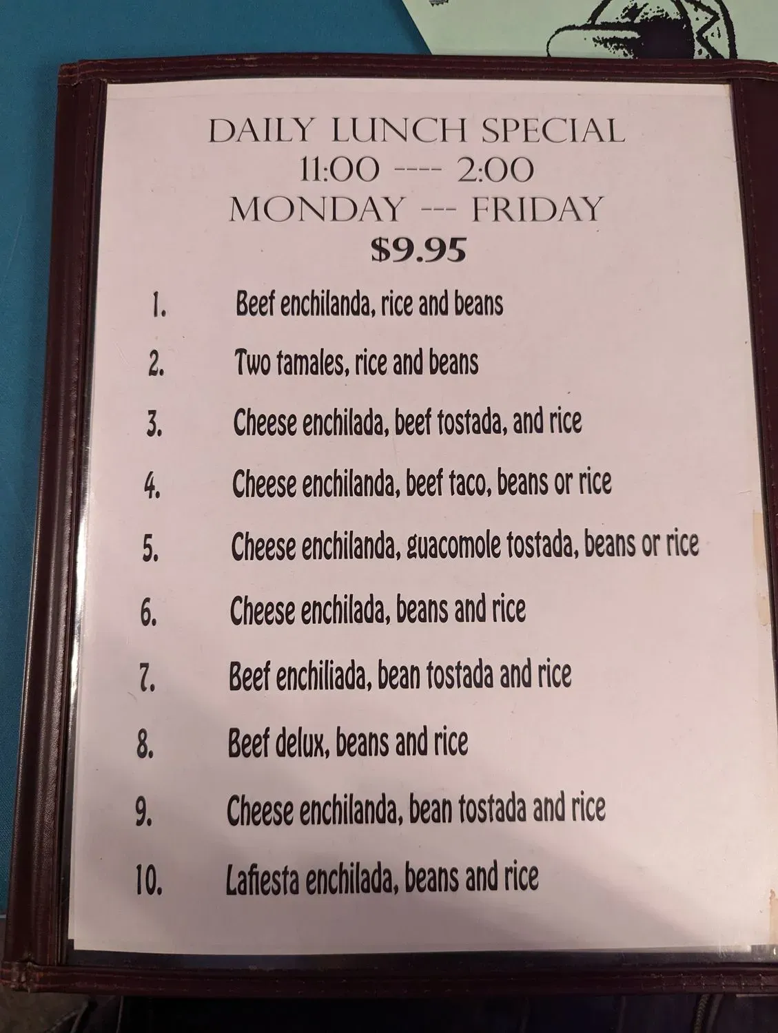 Menu 4