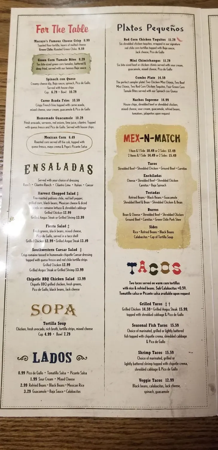 Menu 4