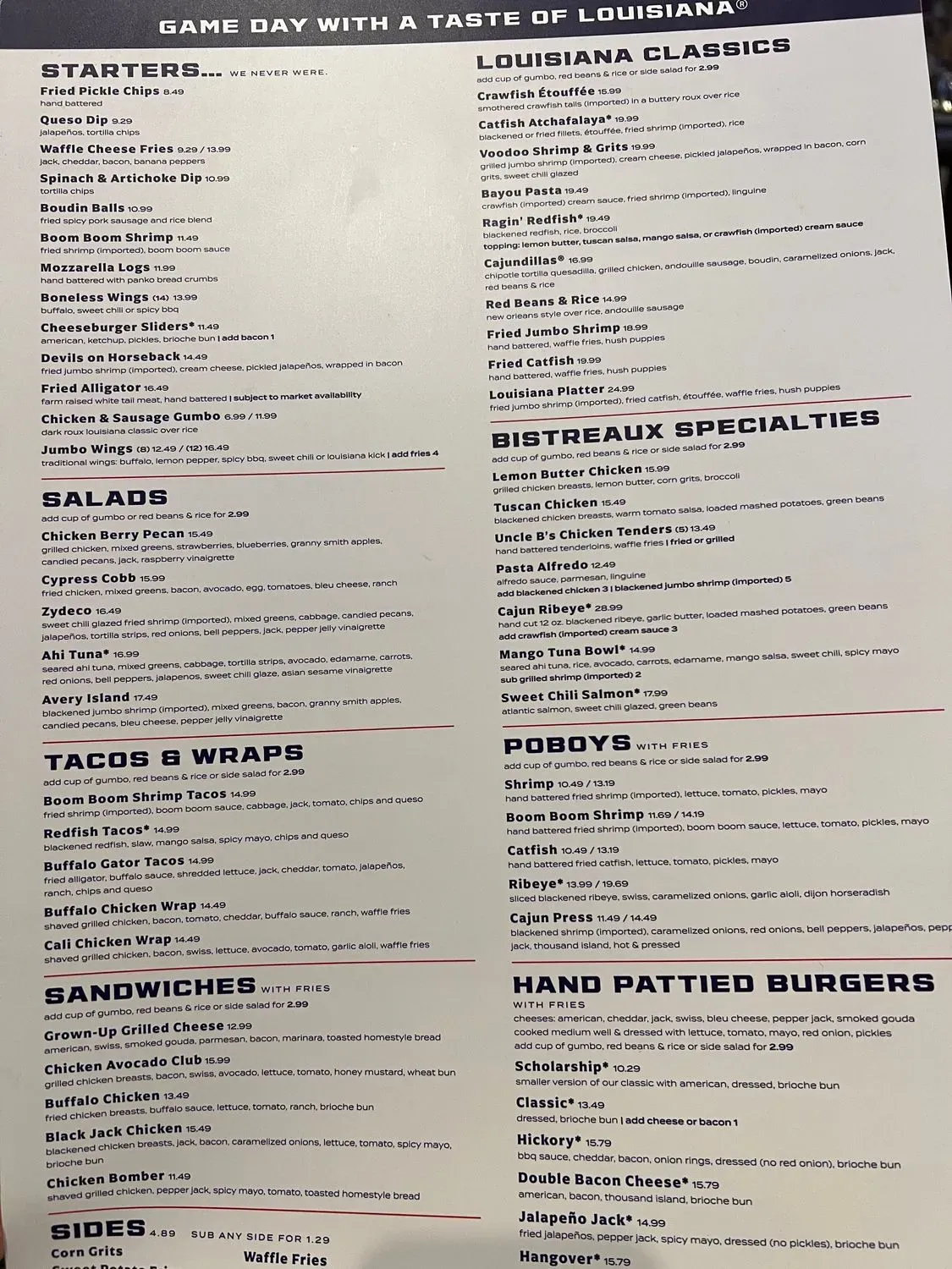 Menu 6