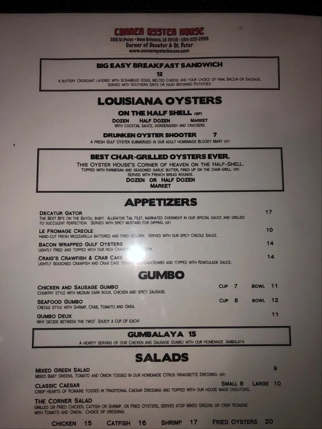 Menu 6