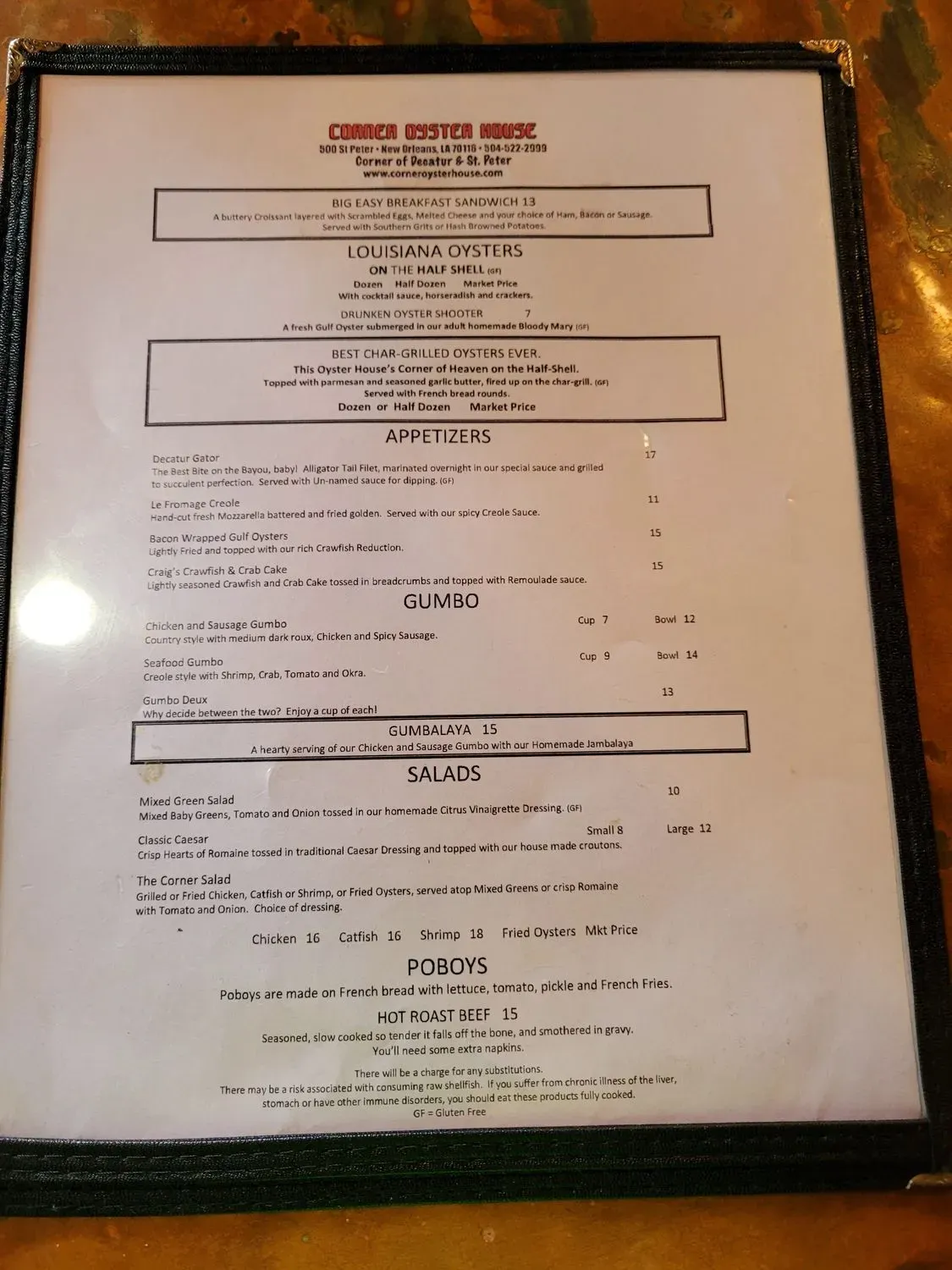 Menu 4